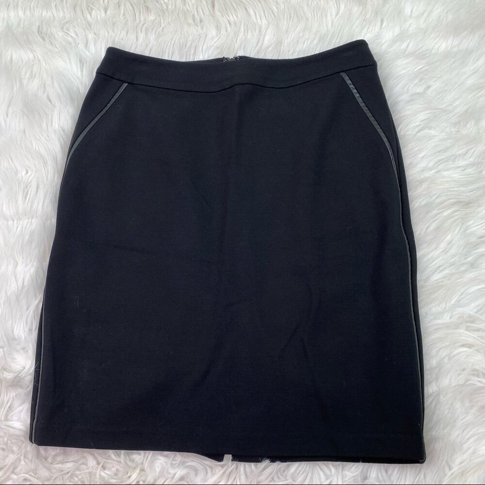 Talbots Stretch Pencil Skirt Size Black 6P Career
